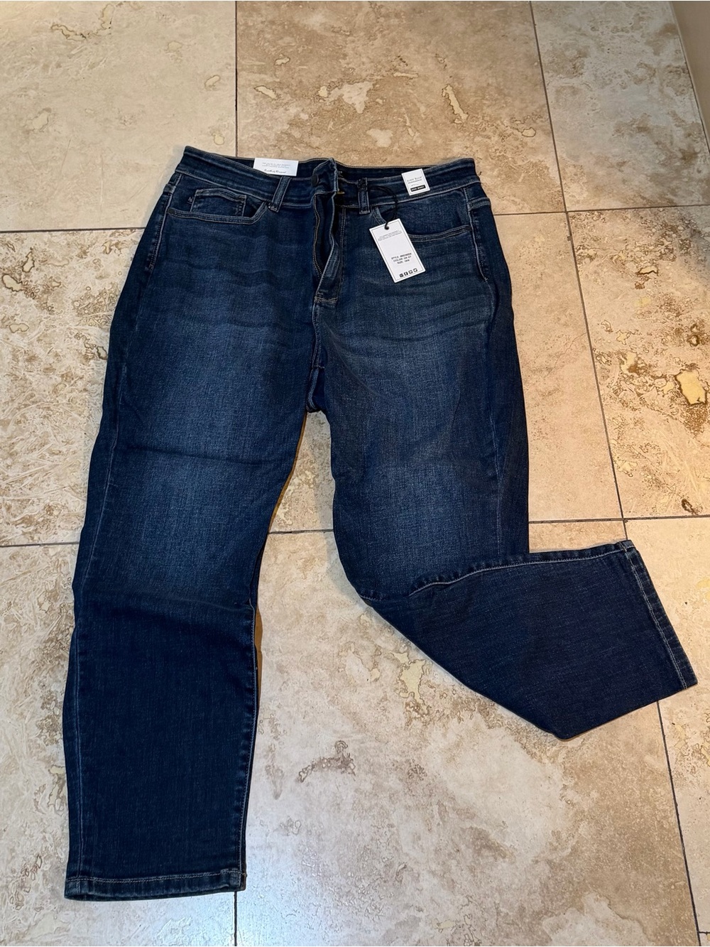 Judy Blue Dark Indigo Boyfriend Jeans